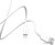Кабель Borofone BX14 USB Type-A - Lightning (2 м, белый) 