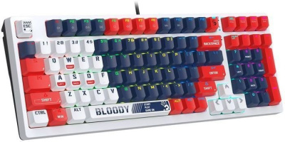 Клавиатура A4Tech Bloody S98 Sports Navy (Bloody BLMS Red) 