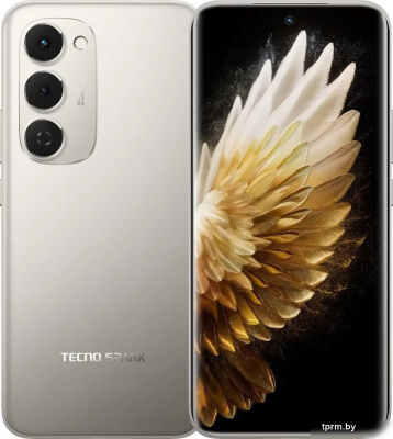 Телефон Tecno Spark 40 Pro+ 8GB/256GB (лунный титановый) 