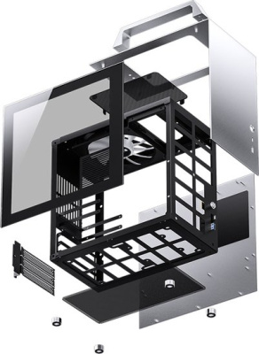 Корпус Jonsbo T8 Plus (серебристый) 