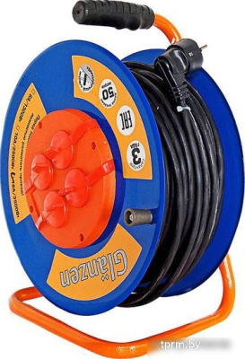 Удлинитель Glanzen EB-50-009 (50 м, оранжевый) 