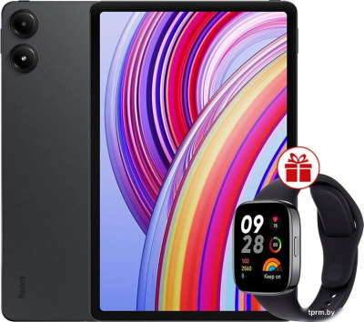 Планшет Xiaomi Redmi Pad Pro 6GB/128GB международная версия (темно-серый) + умные часы Xiaomi Redmi Watch 3 (черный) по акции 