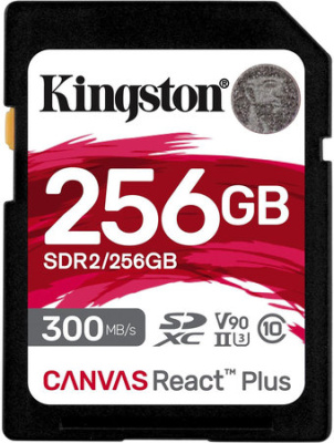 Карта памяти Kingston Canvas React Plus SDXC 256GB 