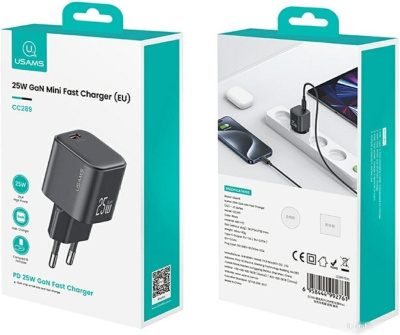 Usams CC289 25W GaN (белый) 