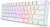 Клавиатура Royal Kludge RK61 RGB (белый, RK Brown) 