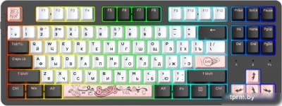 Клавиатура Dareu A87X (Dareu Blue Sky V3, черный/белый) 