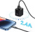 Кабель Usams US-SJ709 USB Type-A - Lightning (1 м, черный) 