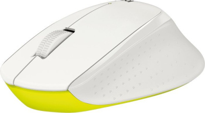 Мышь Logitech M330 Silent Plus (белый/желтый) 
