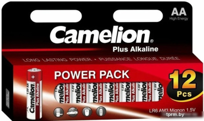Батарейка Camelion LR6 Plus Alkaline Block-12 LR6-HP12 