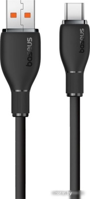 Кабель Baseus Pudding Series USB Type-A - USB Type-C (1.2 м, черный) 