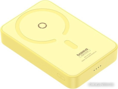 Внешний аккумулятор Baseus MagPro Magnetic Bracket Wireless Fast-Charging Power Bank 20W 5000mAh (желтый) 