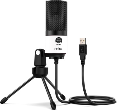 Проводной микрофон FIFINE K669 (белый) 