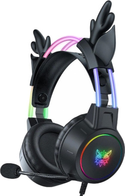 Наушники Onikuma X15 Pro Deer Ears (черный) 