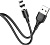 Кабель Hoco X52 Sereno USB to Lightning 1 м (черный) 