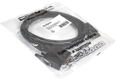 Кабель ExeGate DisplayPort - DVI-D EX-CC-DPM-DVIM-1.8 (1.8 м, черный) 