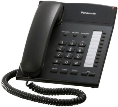Проводной телефон Panasonic KX-TS2382UAB (черный) 