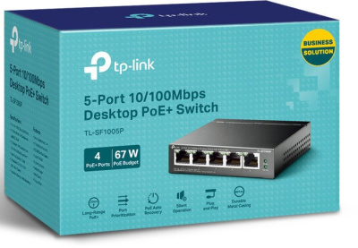 Неуправляемый коммутатор TP-Link TL-SF1005P V5 