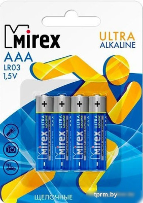 Mirex Ultra Alkaline AAA 4 шт LR03-E4 