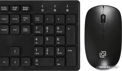 Клавиатура + мышь Oklick 240M (черный) 