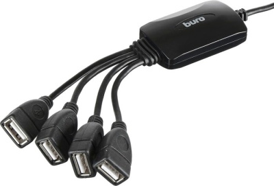 USB-хаб Buro BU-HUB4-0.3-U2.0-Splitter 