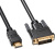 Кабель Buro HDMI-19M-DVI-D-5M 