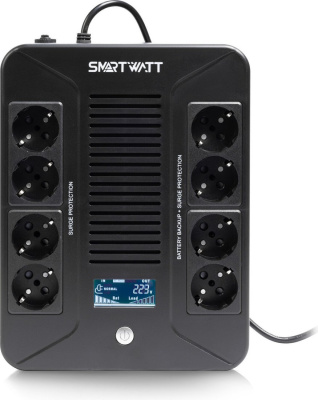 Источник бесперебойного питания SmartWatt UPS Safe Pro LCD 800