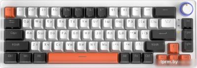 Клавиатура Cyberlynx ZA68 White Black Orange (TNT Yellow) 