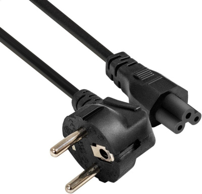 Кабель ExeGate Special PC5-0.75S-Schuko - C5/3x0.75 (0.75 м, черный)