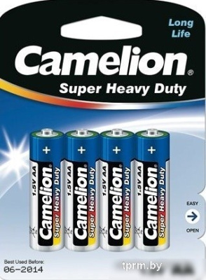 Батарейки Camelion AA 4 шт. [R6P-BP4B] 