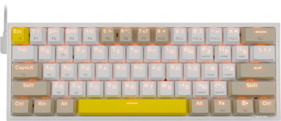 Клавиатура Redragon Fizz (Redragon Red, белый/бежевый) 