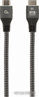 Кабель Cablexpert CCB-HDMI8K-1M HDMI - HDMI (1 м, черный/серый) 