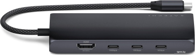 Док-станция Satechi USB-C Multiport Adapter 8K With Ethernet V3 ST-P8KED (черный) 