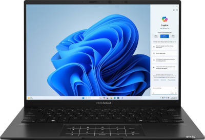 ASUS Zenbook 14/ UM3406KA-QD170/ AMD KRACKAN-8C/ 16 WUXGA OLED 16:10 400nits/ AMD Radeon Graphics/ 32GB/ 1TB/ DOS/ noODD/ Jade Black ноутбук 90NB14U1-M009V0 