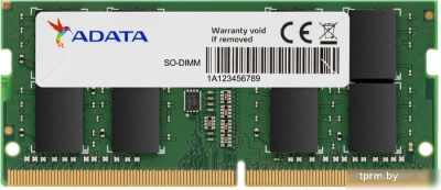 Оперативная память A-Data Premier 16GB DDR4 SODIMM PC4-21300 AD4S266616G19-SGN 