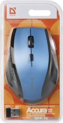 Мышь Defender Accura MM-365 (синий) 