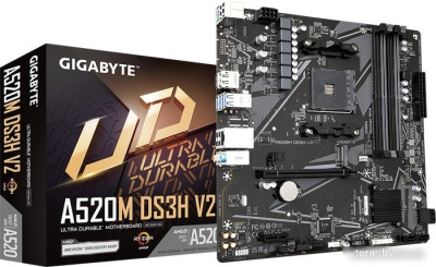 Материнская плата Gigabyte A520M DS3H V2 (rev. 1.0) 