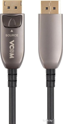 Кабель VCOM D3751-15M DisplayPort - DisplayPort (15 м, черный) 
