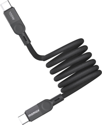 Кабель Momax DC35D USB 3.2 Gen2 Type-C - USB 3.2 Gen2 Type-C (1 м, черный) 