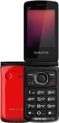Телефон Maxvi E7 (красный) 