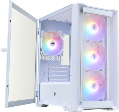 Корпус 1stPlayer TRILOBITE T4-G FRGB (белый) 