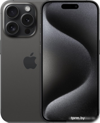 Смартфон Apple iPhone 15 Pro 512GB (черный титан) 