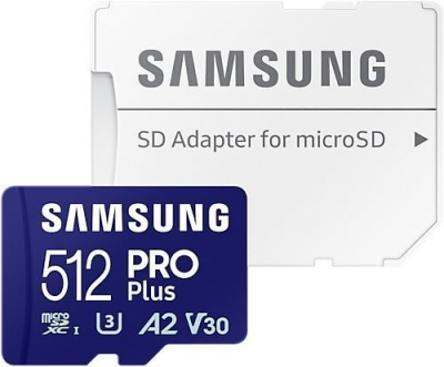 Samsung PRO Plus microSDXC 512GB MB-MD512SA/EU (с адаптером) 
