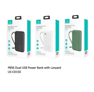Usams US-CD150 PB56 10000mAh (черный) 
