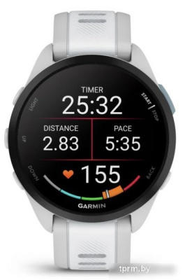 Умные часы Garmin Forerunner 165 (туманно-серый/белый камень) 