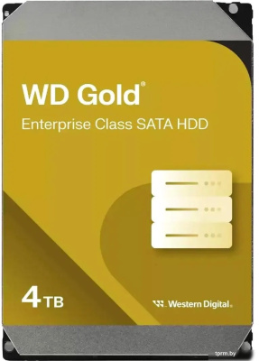 Жесткий диск WD Gold 4TB WD4004FRYZ 