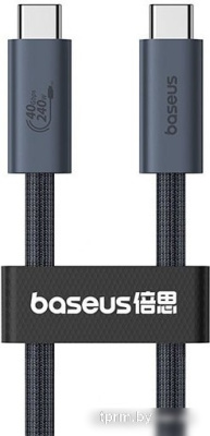 Кабель Baseus Flash Series 2 USB4 Full Featured Data Cable 240W USB Type-C - USB Type-C (1 м, черный) 