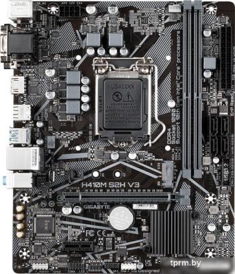 Материнская плата Gigabyte H410M S2H V3 (rev. 1.0) 