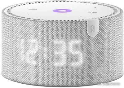 Яндекс Станция Мини 2 с часами (серый опал) 