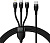 Кабель Baseus Flash Series ? USB Type-C - Lightning/USB Type-C/microUSB (1.5 м, черный) 