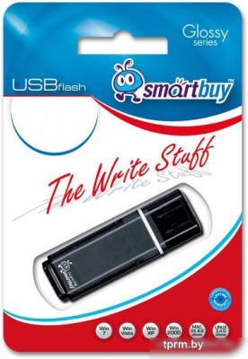 USB Flash Smart Buy Glossy Black 16GB (SB16GBGS-K) 